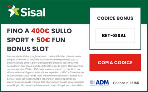 bonus sisal codice.